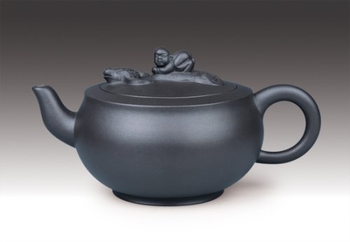 恽建军紫砂壶 牧童戏水 