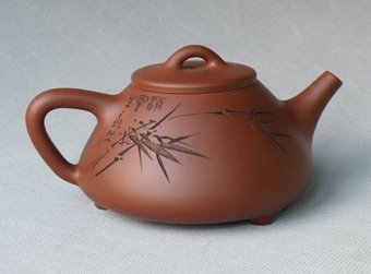 赵明敏紫砂壶 子冶石瓢壶 