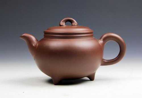 黄平紫砂壶 【三足如意壶】320cc 珍藏原矿老紫泥 