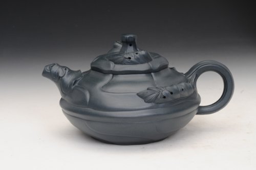 富雯伟紫砂壶 风卷葵 