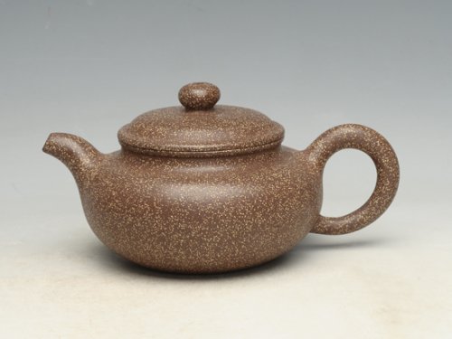 蒋彩萍紫砂壶 仿古  泥料：紫玉金砂 