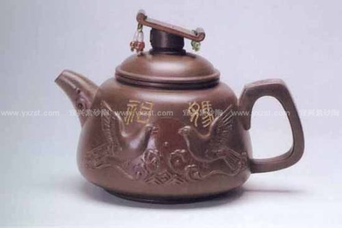 咸仲英紫砂壶 妈祖壶 