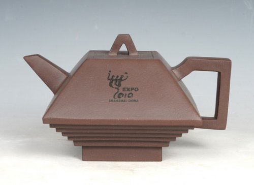 陈玉君紫砂壶 中国馆壶 