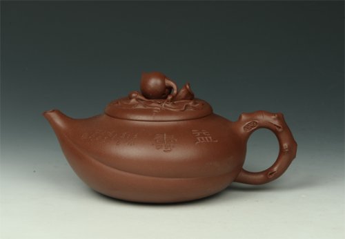 陈跃飞紫砂壶 献寿 