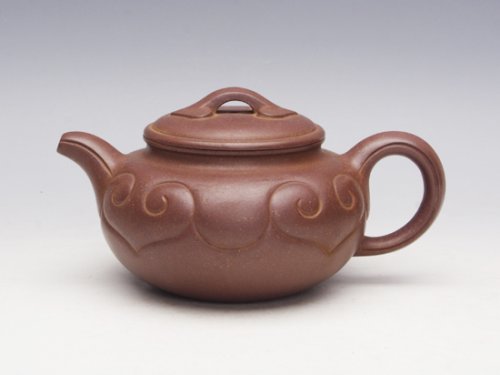 陈国伟紫砂壶 仿古如意 