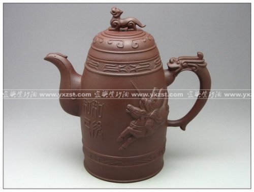 江晓燕紫砂壶 将军壶 