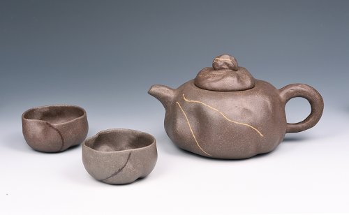 江建群紫砂壶 石头记 