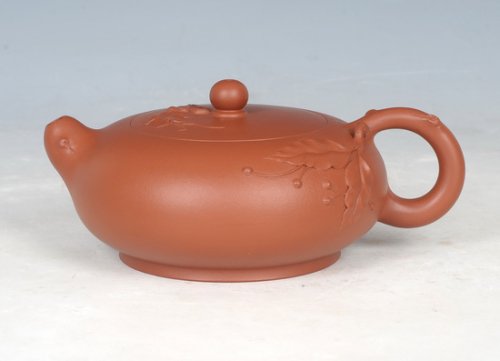 徐永伟紫砂壶 贴花佛珠 