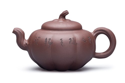 储集泉紫砂壶 田园系列-倒挂金钟 