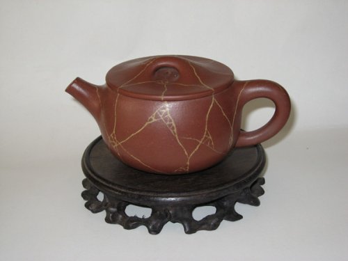 徐建芳紫砂壶 冰纹石瓢 