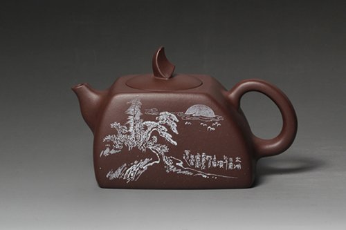 贺洪梅紫砂壶 一帆风顺 