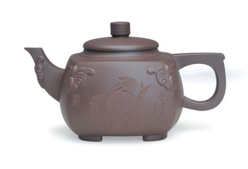 王余平紫砂壶 五福临门 