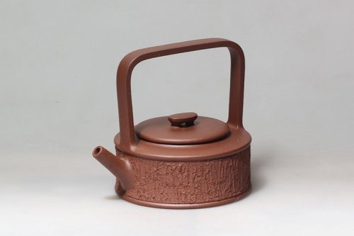 邵美华紫砂壶 线律提梁 