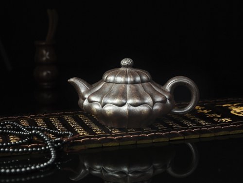 王兰芳紫砂壶 合菱 