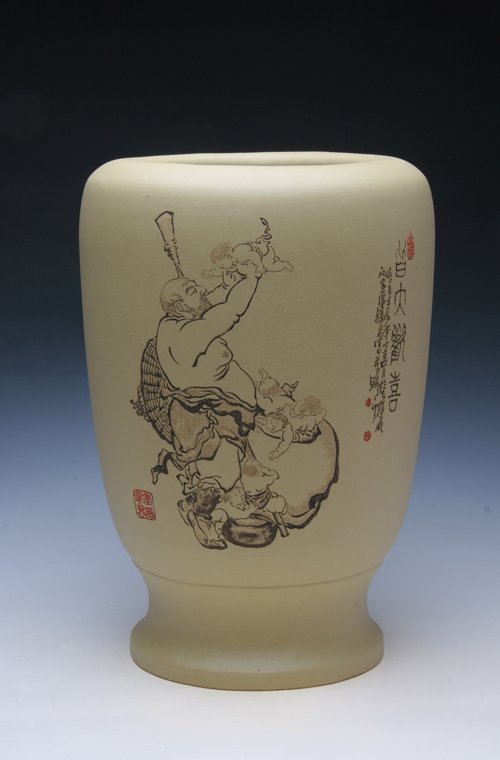 潘胜军紫砂壶 宫灯（皆大欢喜） 