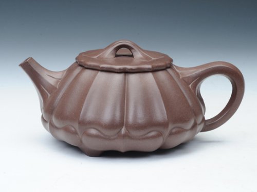 邵慧琴紫砂壶 菱花石瓢 380CC 