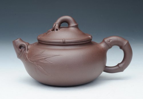 林元森紫砂壶 道洪竹节 