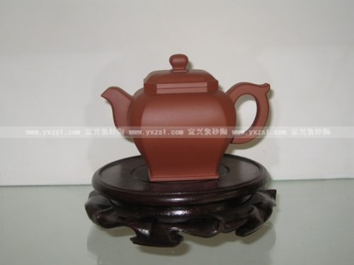 高爱春紫砂壶 四方折角 