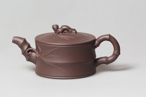 范国勤紫砂壶 竹段 