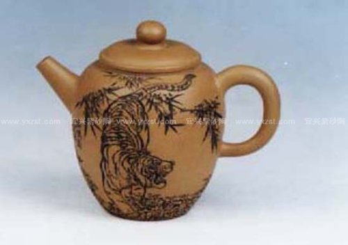 吴秋平紫砂壶 汉韵壶 