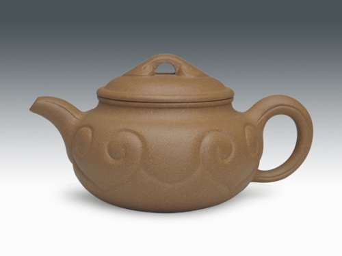 王兰芳紫砂壶 仿古如意（段泥） 