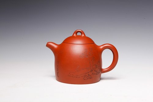 鲍利民紫砂壶 秦权壶 