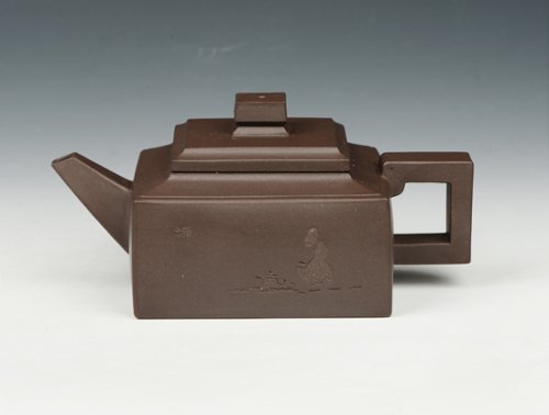 邵文紫砂壶 方山逸士 