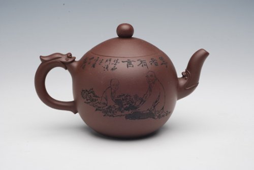 陈健紫砂壶 云龙 