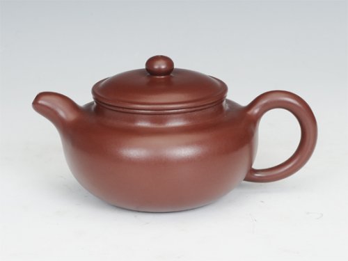 周建芬紫砂壶 大红袍仿古 