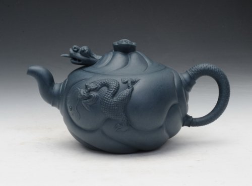陈伟强紫砂壶 鱼化龙1 