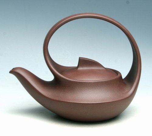华建国紫砂壶 曲壶 