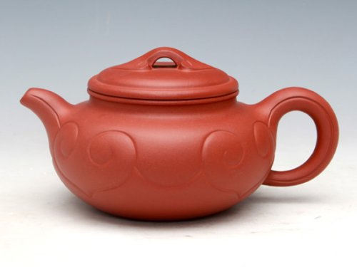 朱新南紫砂壶 仿鼓如意（底槽清）400ML 