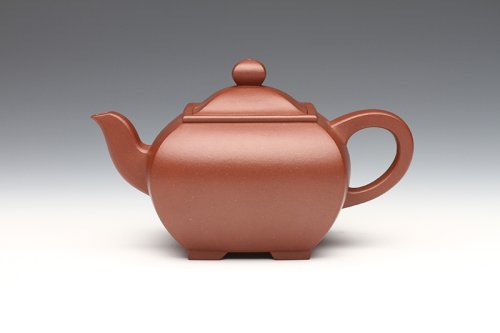 许学军紫砂壶 四方嵌盖 