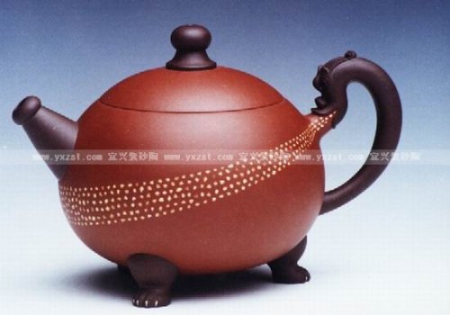 宋小卫紫砂壶 天龙顶珠 