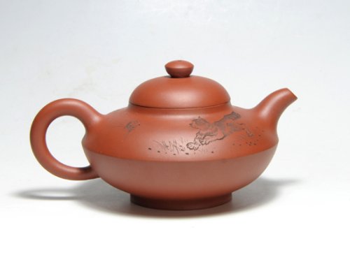 吴秋平紫砂壶 合欢壶 