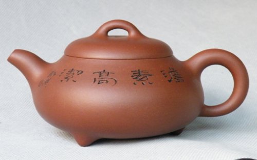 赵明敏紫砂壶 满盖石瓢壶 