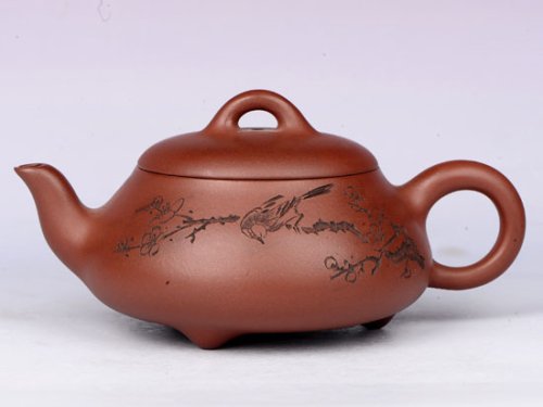 严伟亮紫砂壶 汉棠石瓢 