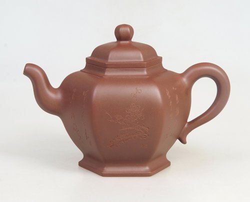 庄玉林紫砂壶 六六大吉 