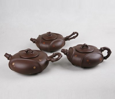 华雪琴紫砂壶 竹系列 组壶 