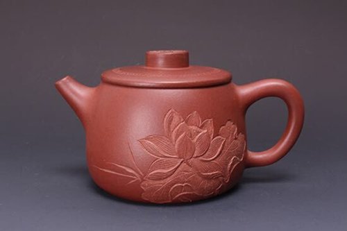 杨圣紫砂壶 若莲花 