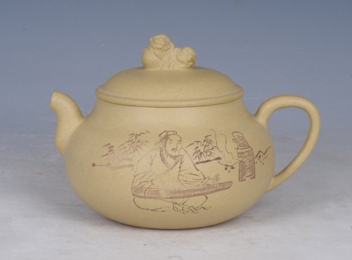 许雪强紫砂壶 狮球 