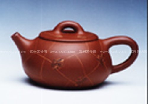 吴夕初紫砂壶 冰纹石瓢 