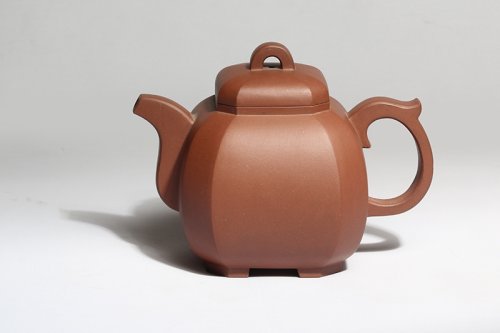 毛顺洪紫砂壶 汉八方 