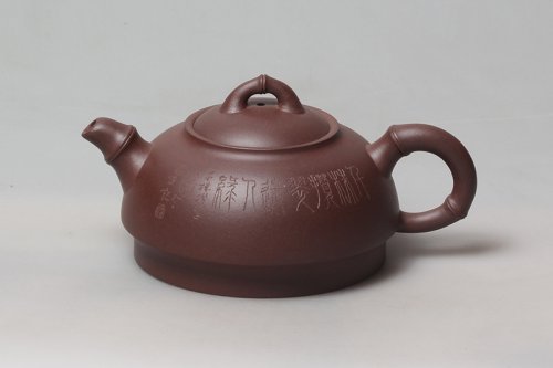 顾建芬紫砂壶 劲竹 