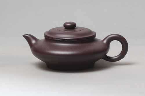 吴慧芬紫砂壶 虚扁 