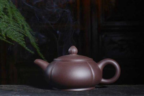 王海琴紫砂壶 菊蕾壶 