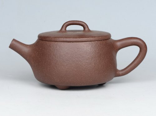 王文娟紫砂壶 大口石瓢 