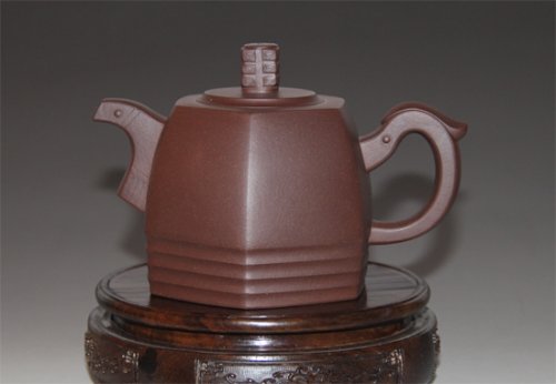 张芳紫砂壶 青玉壶 