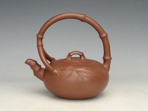 王耀华紫砂壶 顺竹提梁 