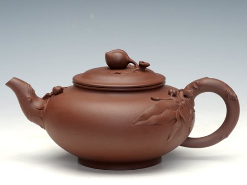 周冠华紫砂壶 福寿双全 
